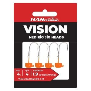 Vision Ned Rig Light Orange LOMJ-3-1,9 JigHead