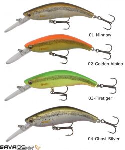 Savage gear 3D Minnow Diver 7,5cm 9g Sahte Balık 02-Golden Albino