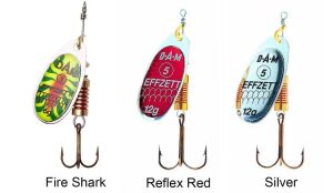 Dam Effzet Standard Spinner 6 gr #3 Kaşık Fire Shark