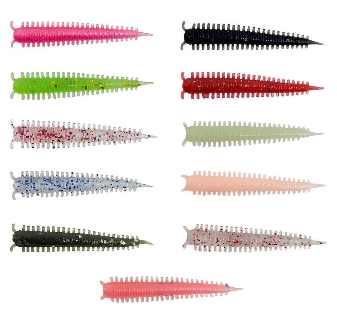 Kendo Zombie Worm Lrf Silikonu 4cm 8 Adet Pearl Pink