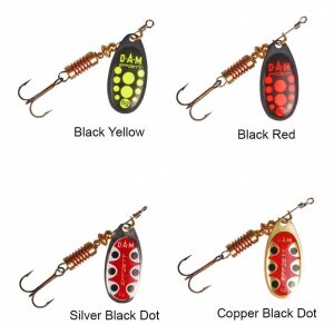 Dam Effzett Standard Spinner 4 gr #2 Kaşık Black Red