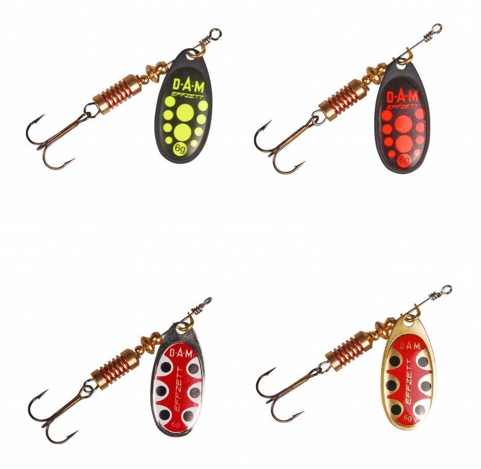 Dam Effzett Standard Spinner 3 gr #1 Kaşık Black Yellow