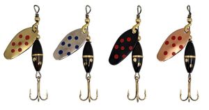 Myran Panter Spinn 7gr Kaşık Svart/Röd