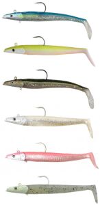 Savage gear Sandeel 16 cm 42 gr 2+1 Adet Lemon Back