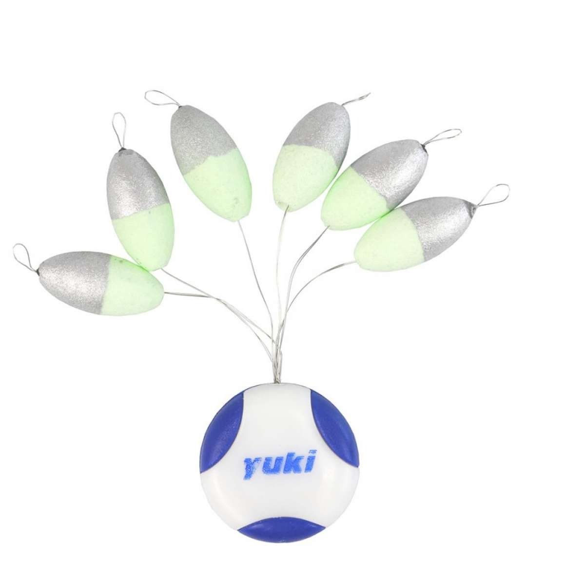 Yuki Stoperli Yüzen Boncuk Silver/Glow
